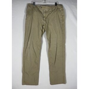 Gramicci Chino Pants Men's 36x32 Khaki Cotton Hiking Outdoors Preppy Casual